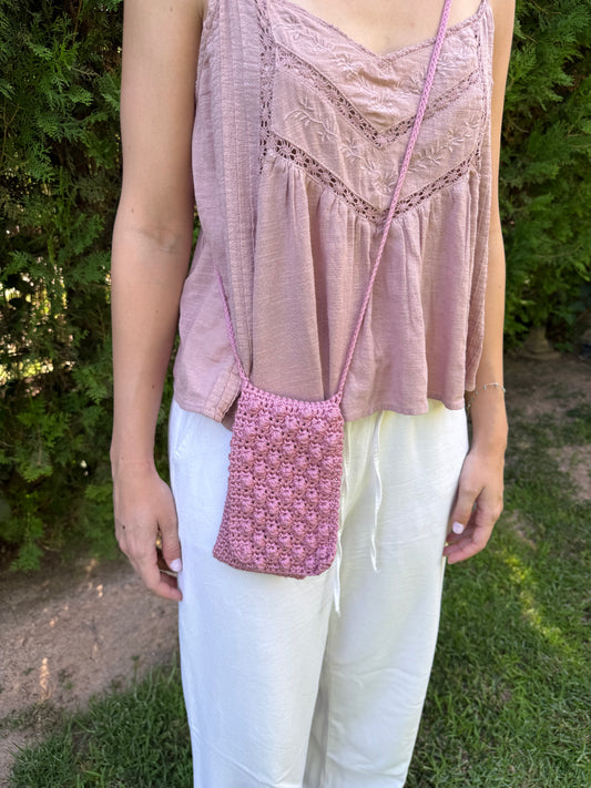 Bandolera rosa